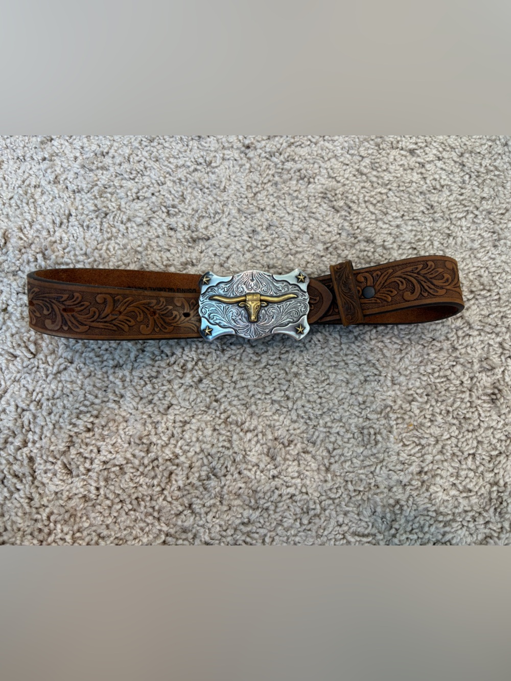Tony lama toddler belt